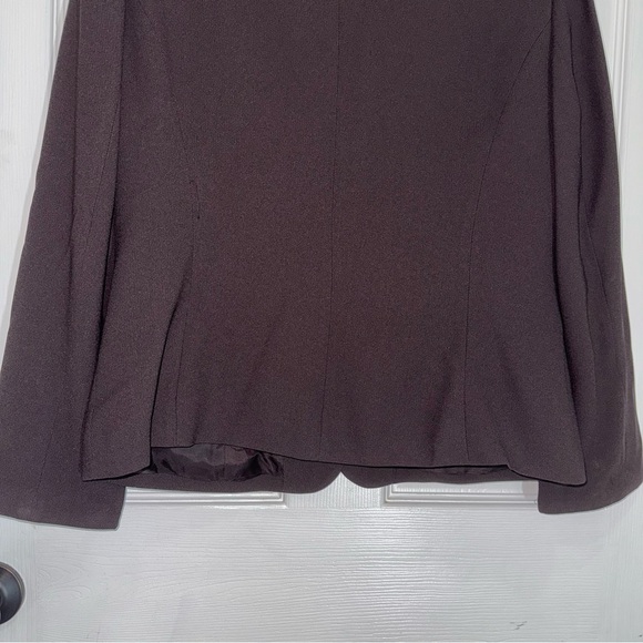 Black Tailored Blazer with Notched Lapels - Picture 7 of 11